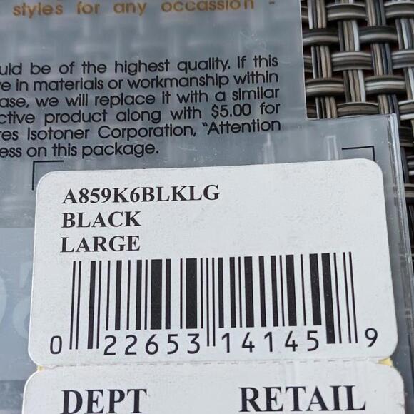 Isotoner Gloves,size Large Black, NWT Microsuede Outerside, Faux Fur Lined - Picture 4 of 5